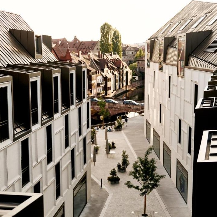 The local area around a Karl August Hotel in Nuremberg, Germany. © Karl August - a Neighborhood Hotel