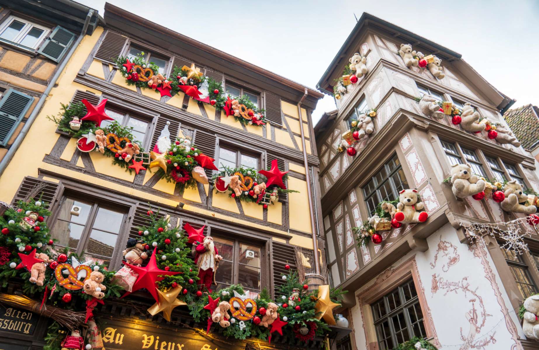 Alsace in France is the ideal spot for spending the Christmas holidays in December for its decorations and storybook architecture. © Ana del Castillo/iStock