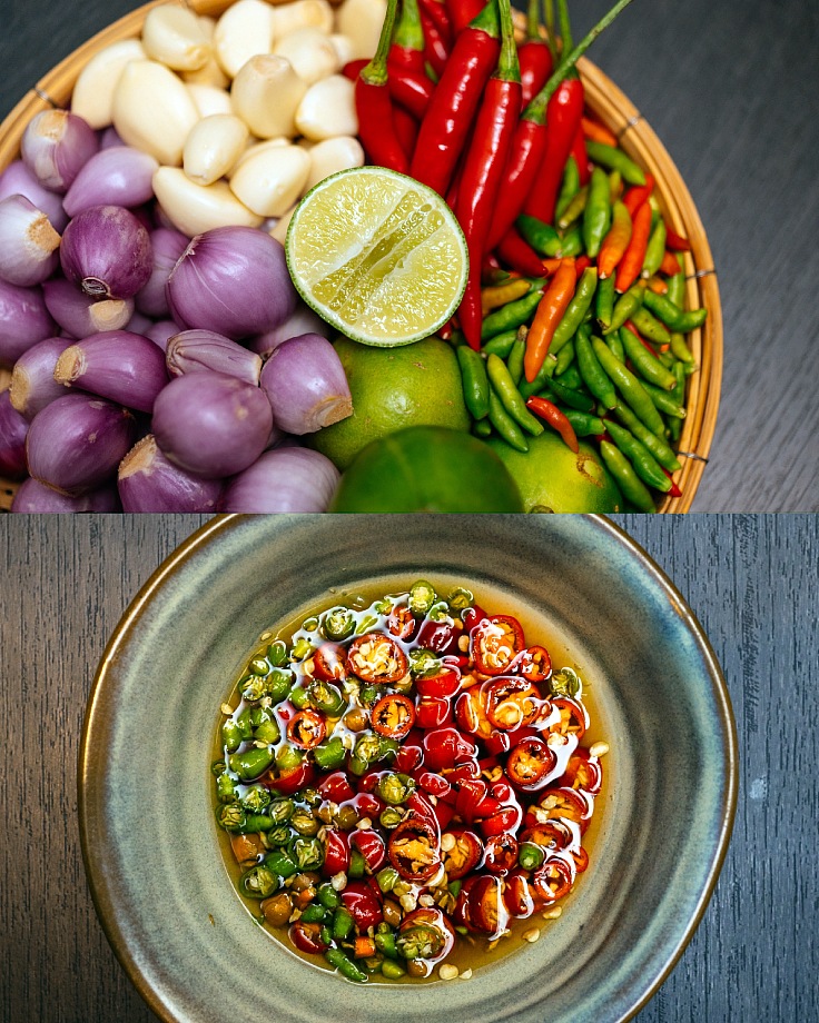 Always choose fresh ingredients to bring out the best flavor. (© Anuwat Senivansa Na Ayudhya/ MICHELIN Guide Thailand)