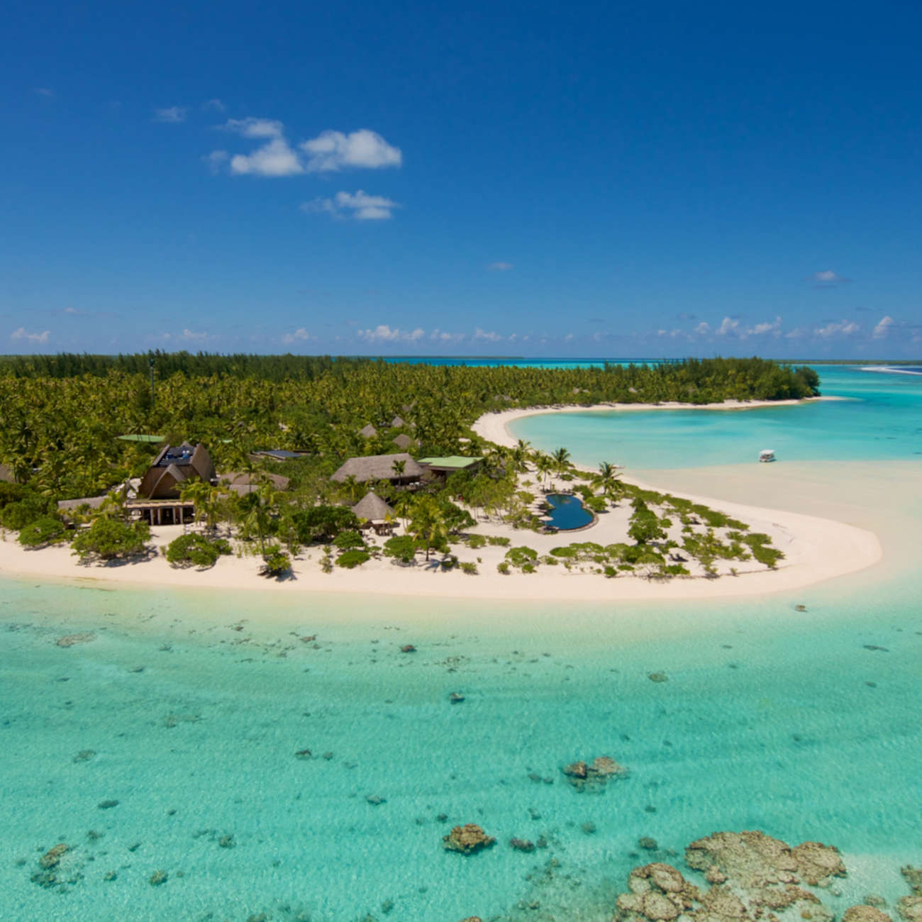 The Brando in Frans-Polynesië, onderscheiden met drie MICHELIN Sleutels.
