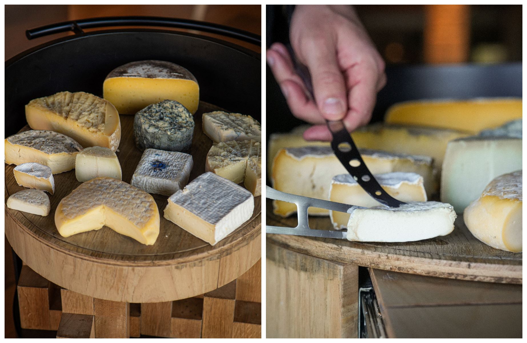 El restaurante Solla apuesta exclusivamente por los quesos gallegos. © Solla