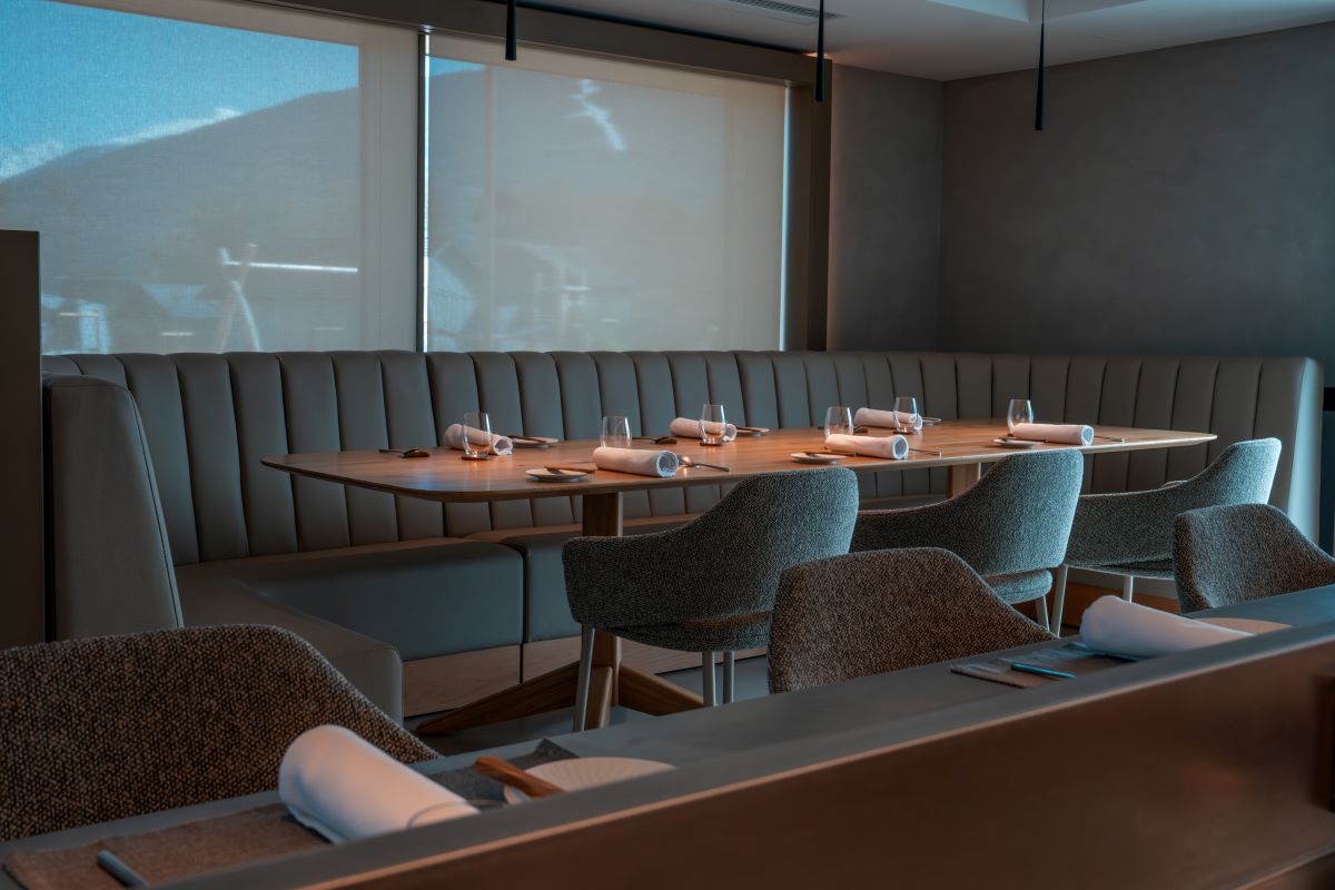 Interieur des Restaurants Gilles Varone © Ian Kalbermatten