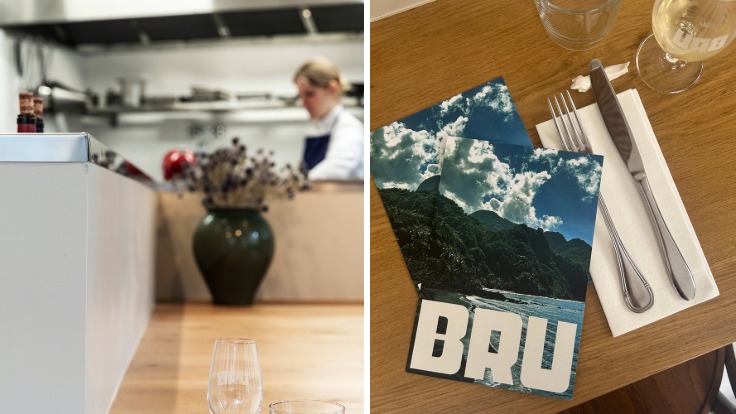 Une cuisine ouverte sur la salle, comme un dialogue permanent entre la métropole et les Antilles © DR