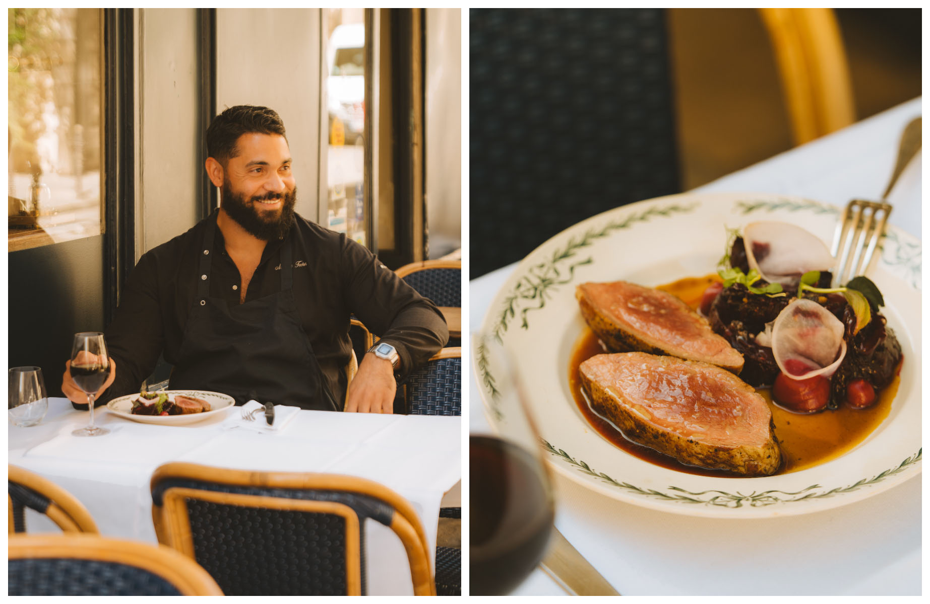 Mathieu Techer, the Chef at Le Bon Saint Pourçain is a must when in Saint-Germain-des-Prés. ©Joann Pai/The MICHELIN Guide