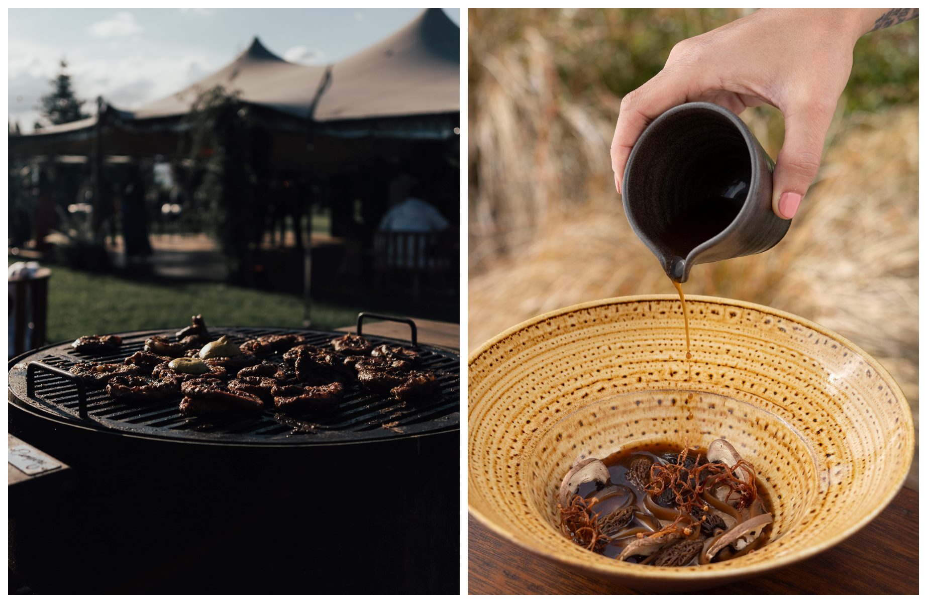 Mendoza flavors at Susana Balbo Wines. © Left: Susana Balbo Wines / Right: Maira Garcia/OsadÃa de Crear
