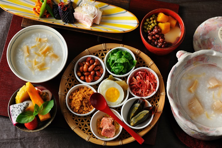 Breakfast served in Taiwanese styles.