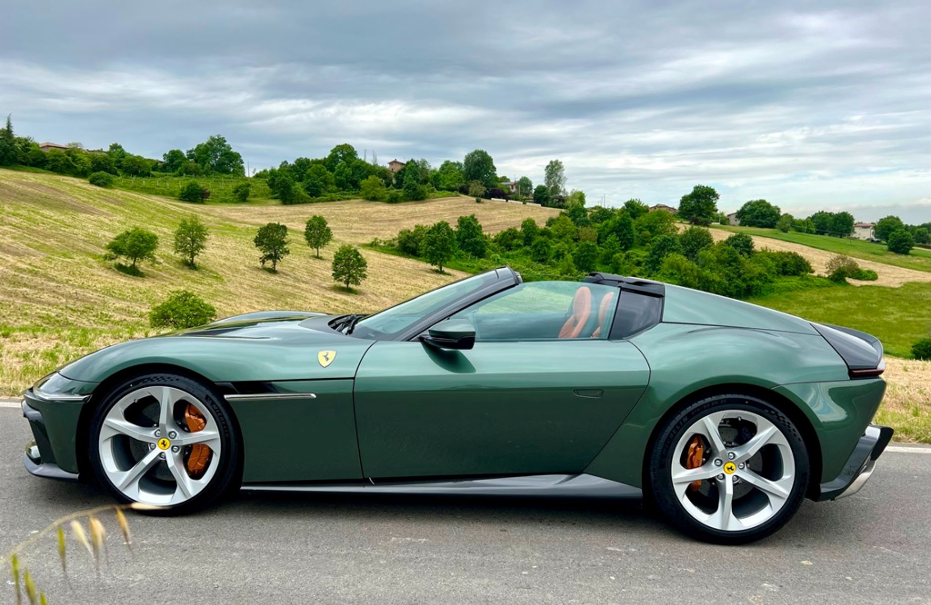 The 12-Cylinder Ferrari with Michelin Tires