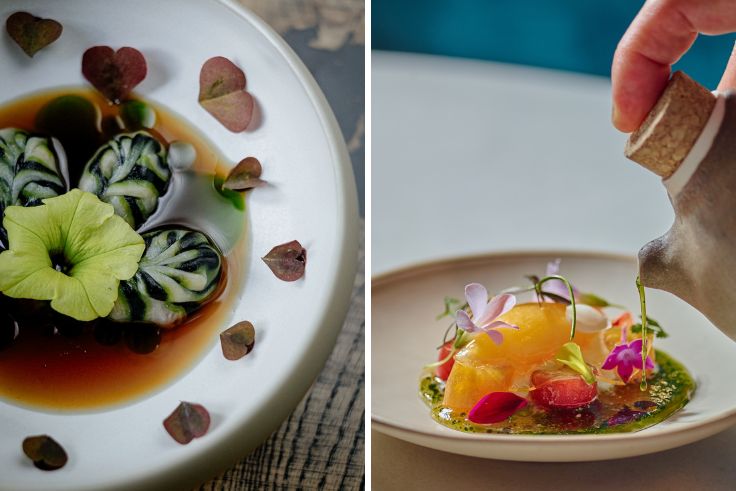 Dishes from One-MICHELIN-Starred Max Cekot Kitchen and JOHN Chef's Hall, both in Riga (© Natalja Cekote/Otto Strazds)