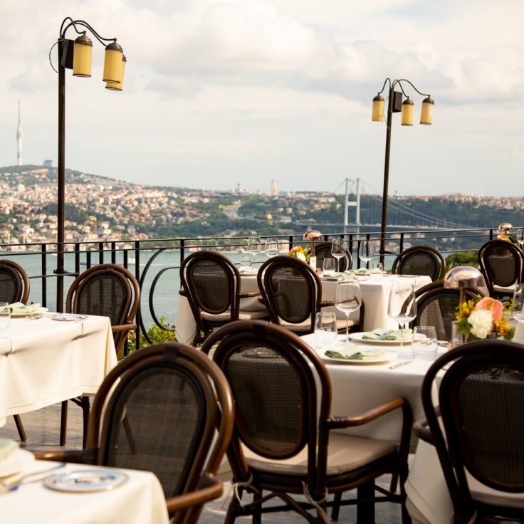 Beautiful views from the terrace at restaurant 29. © 29