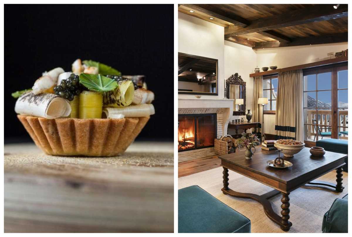 Don't miss La Table de l'Ours restaurant or a stay at Airelles Cal D'Isère when in the French Alps. © La Table de l'Ours / Airelles Val d'Isère
