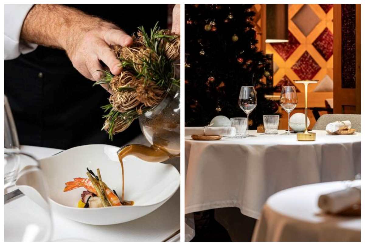 L'Ekrin by Laurent Azoulay restaurant is a MICHELIN Guide favorite in Méribel.© L'Ekrin by Laurent Azoulay