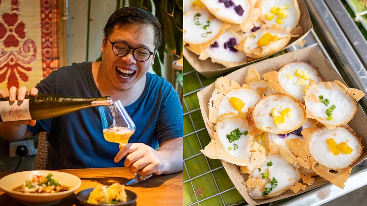 Charmgang’s lively chef has one sweet request — try his coconut-rice pancake. (© Charmgang, Shutterstock)