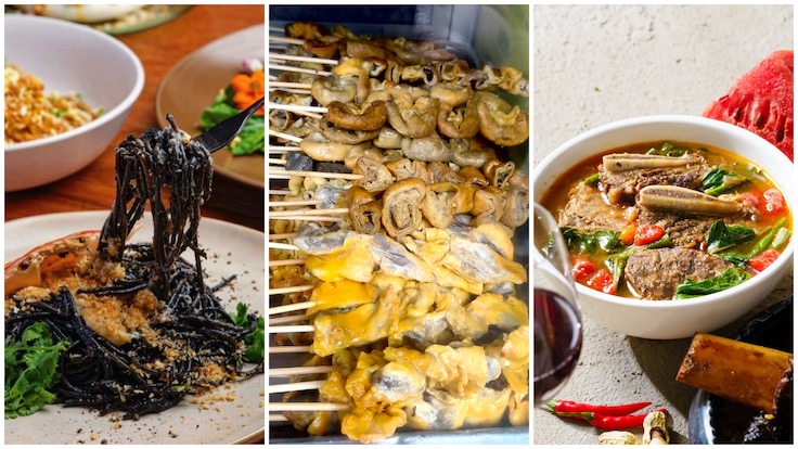 Bib Gourmand highlights in Manila and Environs include Kumba, Morning Sun Eatery, and Manam at the Triangle — eateries that showcase vibrant local flavors and dishes made with heart. (Photos from the respective restaurants)