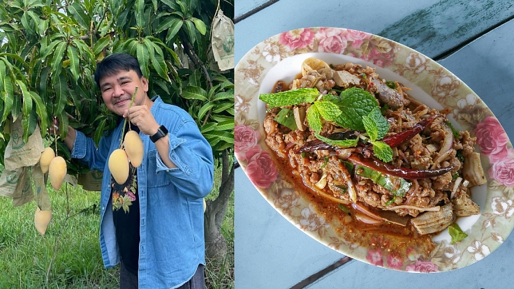 The Khon Kaen native chef says: skip the phad Thai, try the duck larb. (© Kaen, Shutterstock)