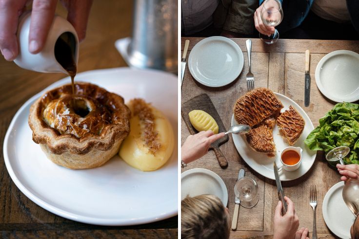 Hearty pies at The Wigmore in Marylebone and The Pelican in Notting Hill. © The Langham London, Dave Watts