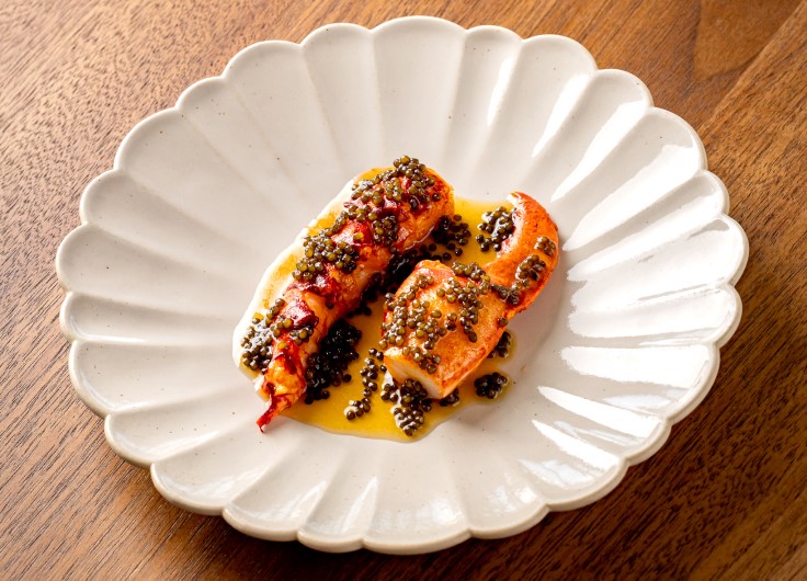 Seafood from Ugly Butterfly by Adam Handling, which boasts a brilliant coastal location. © Justin De Souza