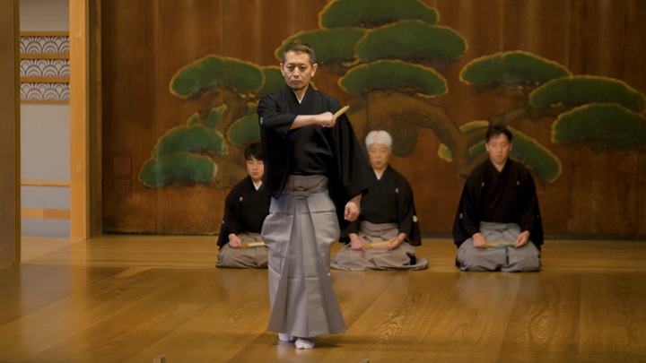 Beyond kitchen, Takuji Takahashi has spent nearly three decades mastering another tradition of beauty and restraint — the classical performing art of Noh. (©Takuji Takahashi)