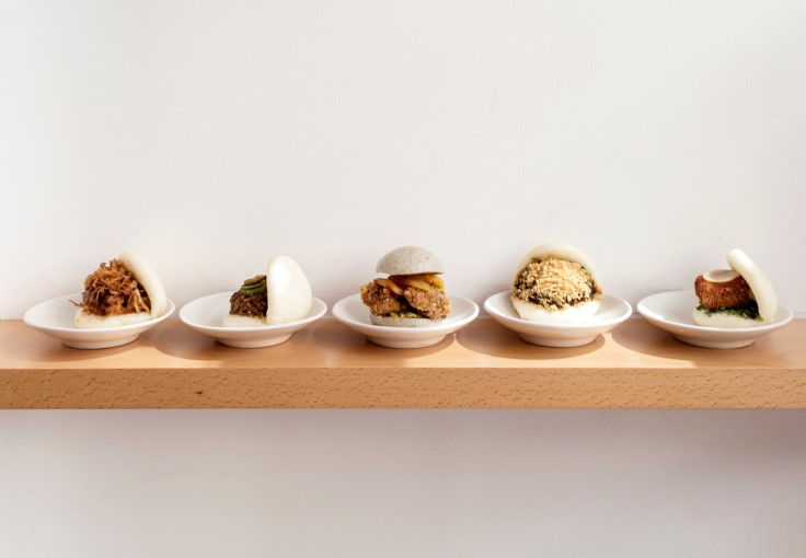 A selection of different bao buns from Erchen Chang's Bao. © Carol Sachs