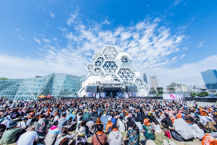 Held every March in Kaohsiung, the Megaport Festival is one of southern Taiwan’s most renowned music landmarks. (©TSUJI MUSIC INC.)