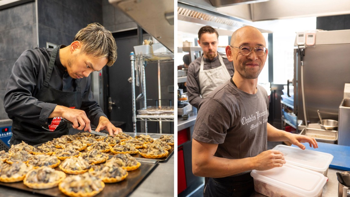 Les chefs Manabu Sato et Tomoyuki Nishino © Nathalia Guimarães