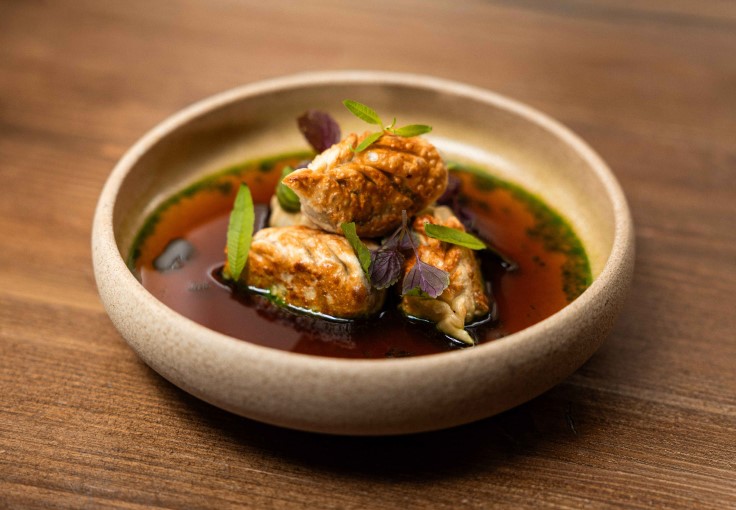 One of the many Ukrainian dishes from Sino in Notting Hill. © Viktoria Klymentieva