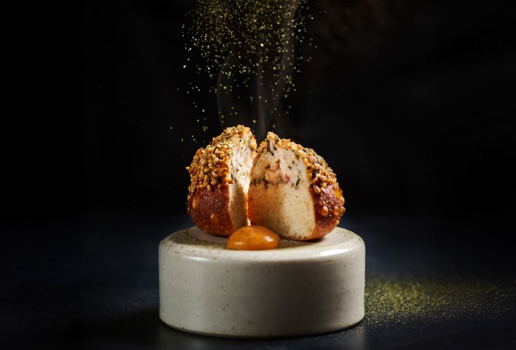 A gorgeous dish from Nathan Davies' new restaurant Vraic in Guernsey. © Dan Burns