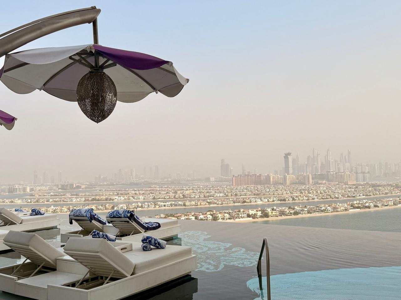 The views of the Palm and city skyline seen from Cloud 22 is unbeatable. Image credit: Kelly Sadek