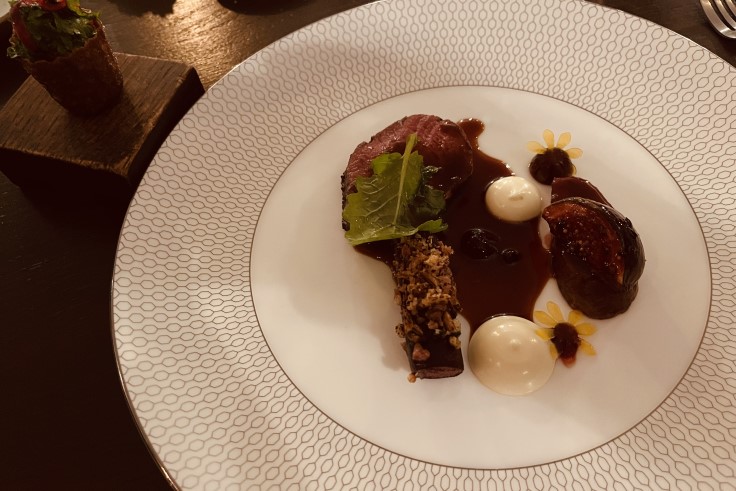 Staffordshire Venison Loin, Parsley Root, Smoked Beetroot at The Boat, Lichfield. © The MICHELIN Guide