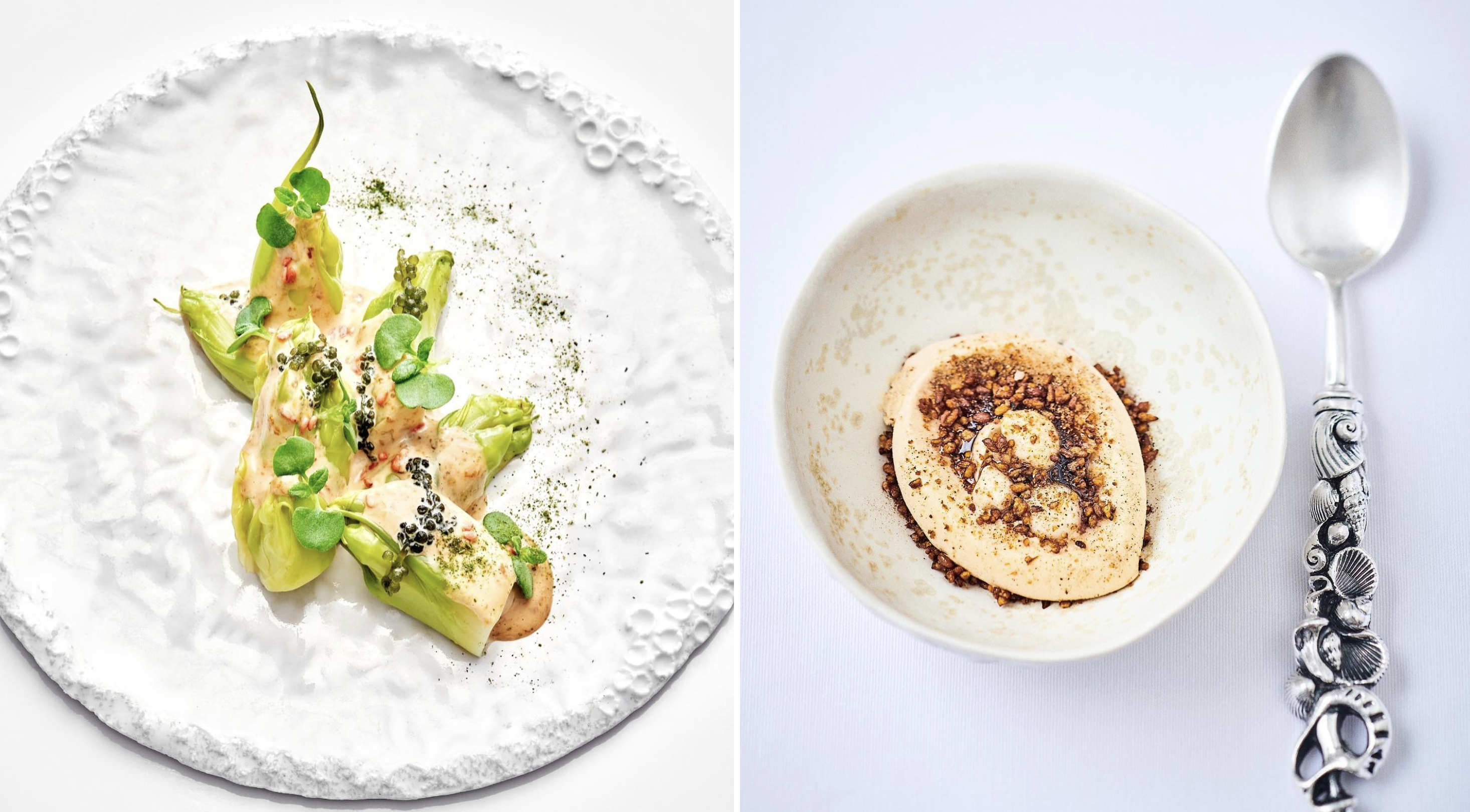 Les créations de  Virginie Boudsocq pour L'Abysse au Pavillon Ledoyen © Simon Detraz