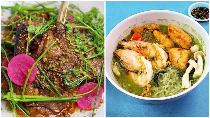 L-R: Bib Gourmand spots Leen's in Kuala Lumpur and Ghee Lian in Penang. (©Leen's and MICHELIN respectively)
