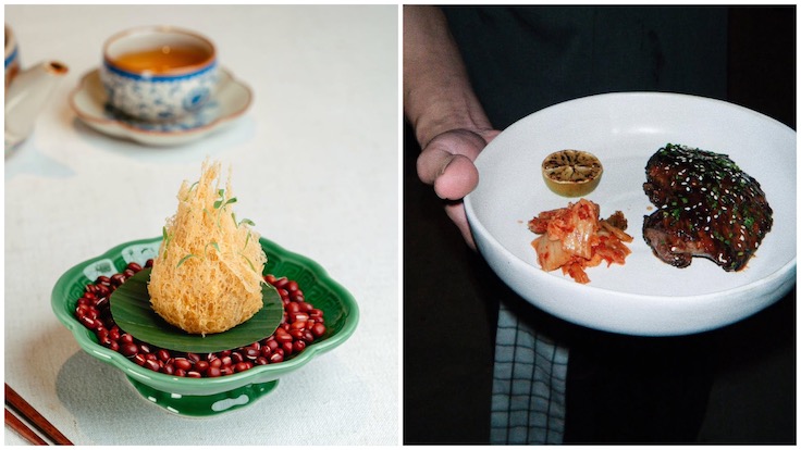 L-R: MICHELIN Selected spots Jie in Kuala Lumpur and Lucky Hole in Penang. (©Jie and Lucky Hole respectively)
