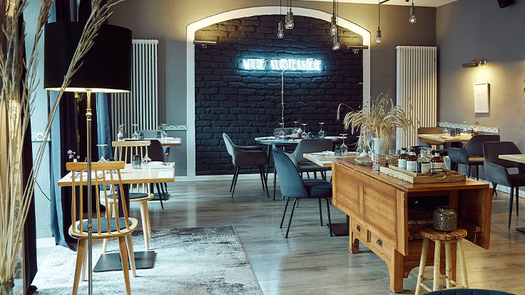 Räumlichkeiten in der Wilden Klosterküche © Katharina Bohm / Wilde Klosterküche