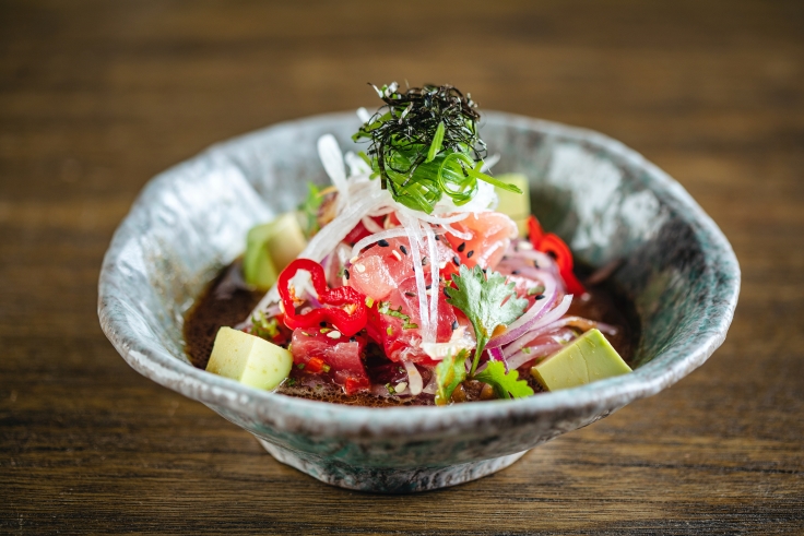 A vibrant cebiche from La Mar by Gastón Acurio. © La Mar by Gastón Acurio