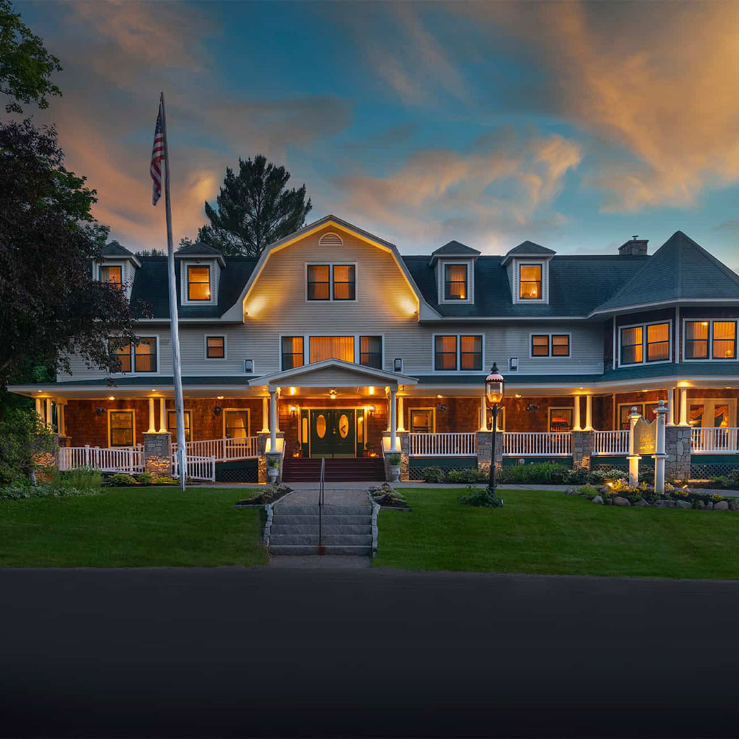 The Inn at Thornhill is a Two-Key, luxury hotel and spa in Jackson, New Hampshire. © Inn at Thornhill