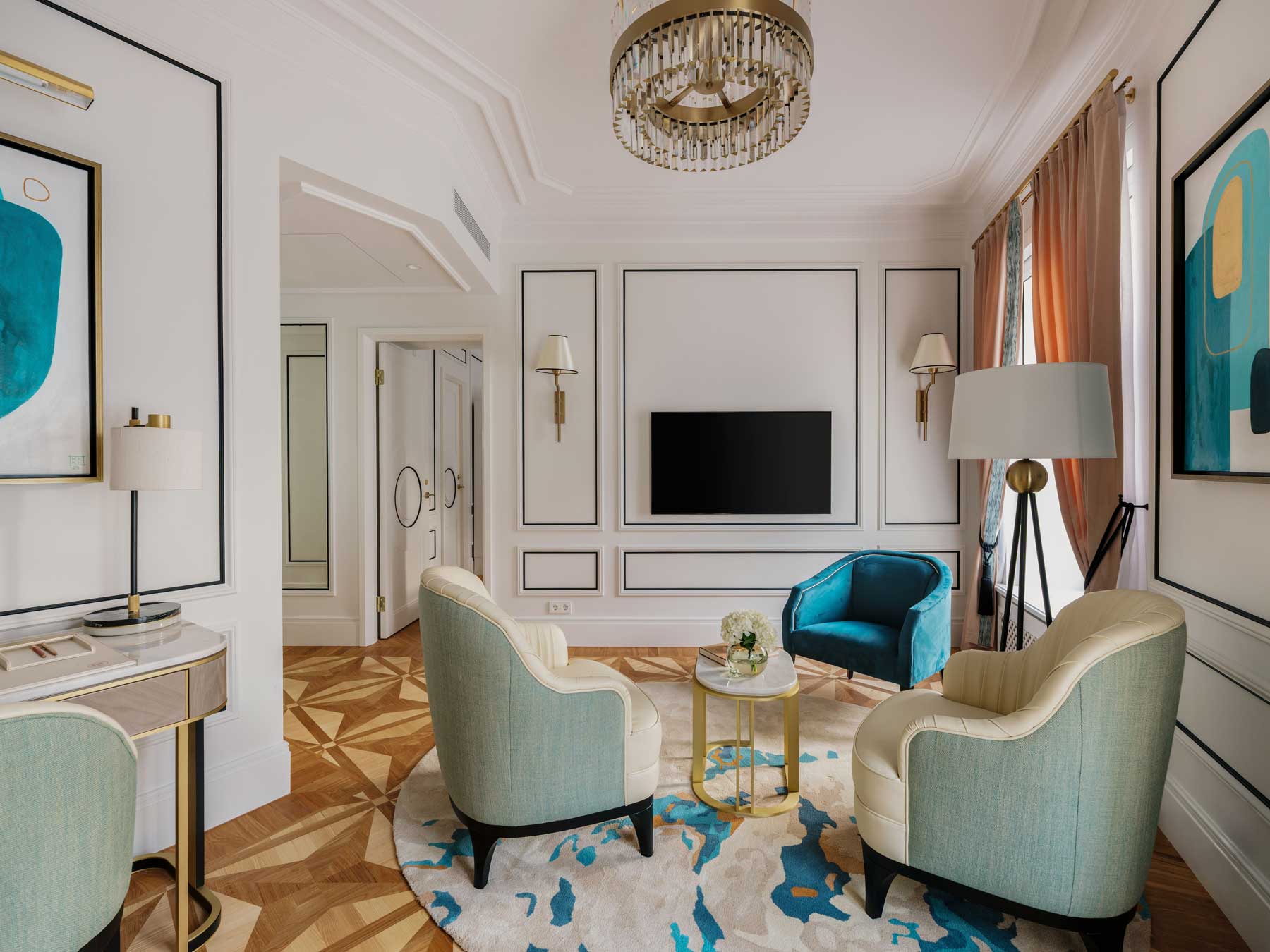 A junior suite, one of 17 rooms at the Burman. ©The Burman