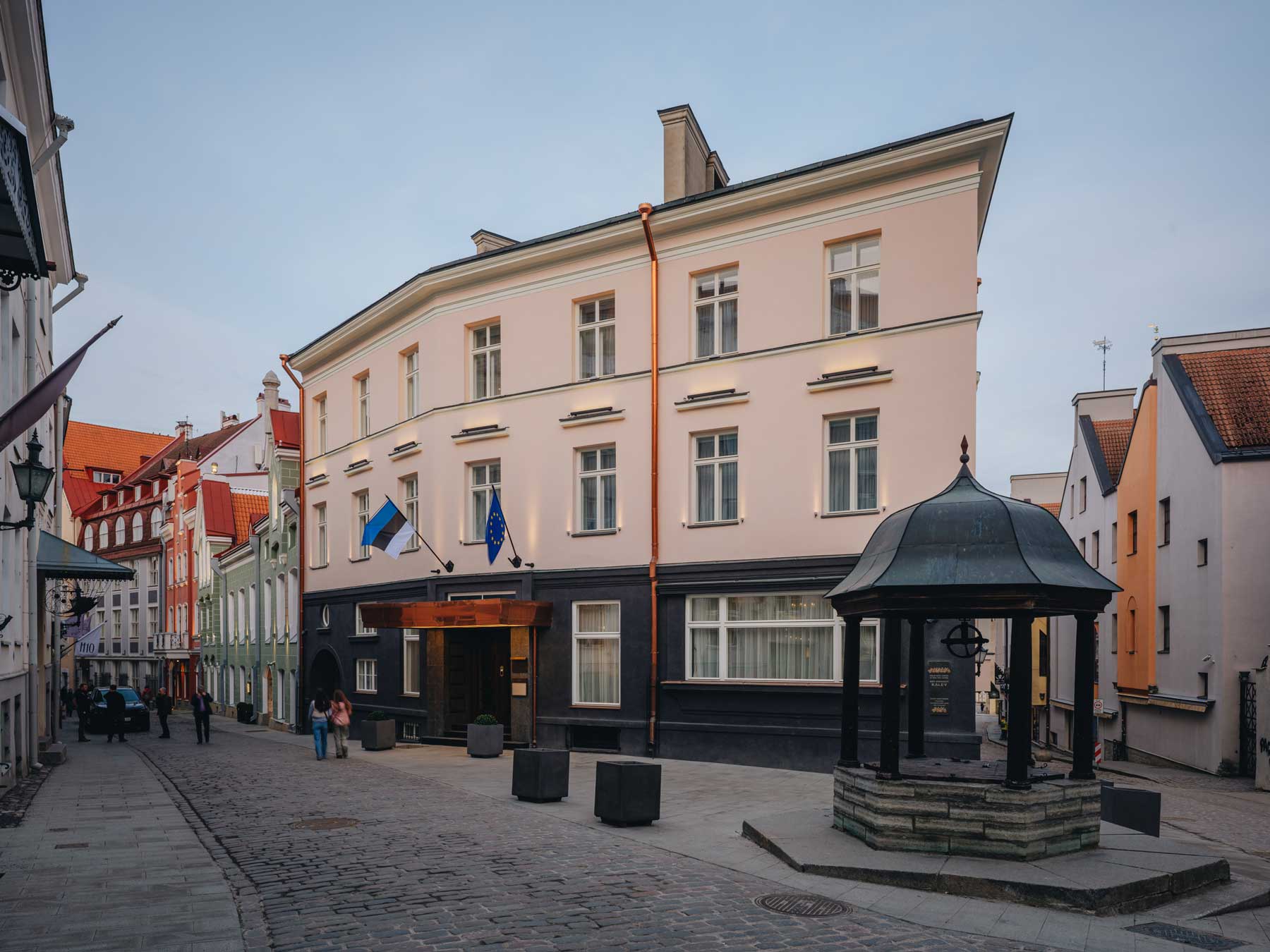 The historic setting of the Burman in Tallinn's Old Town. ©The Burman