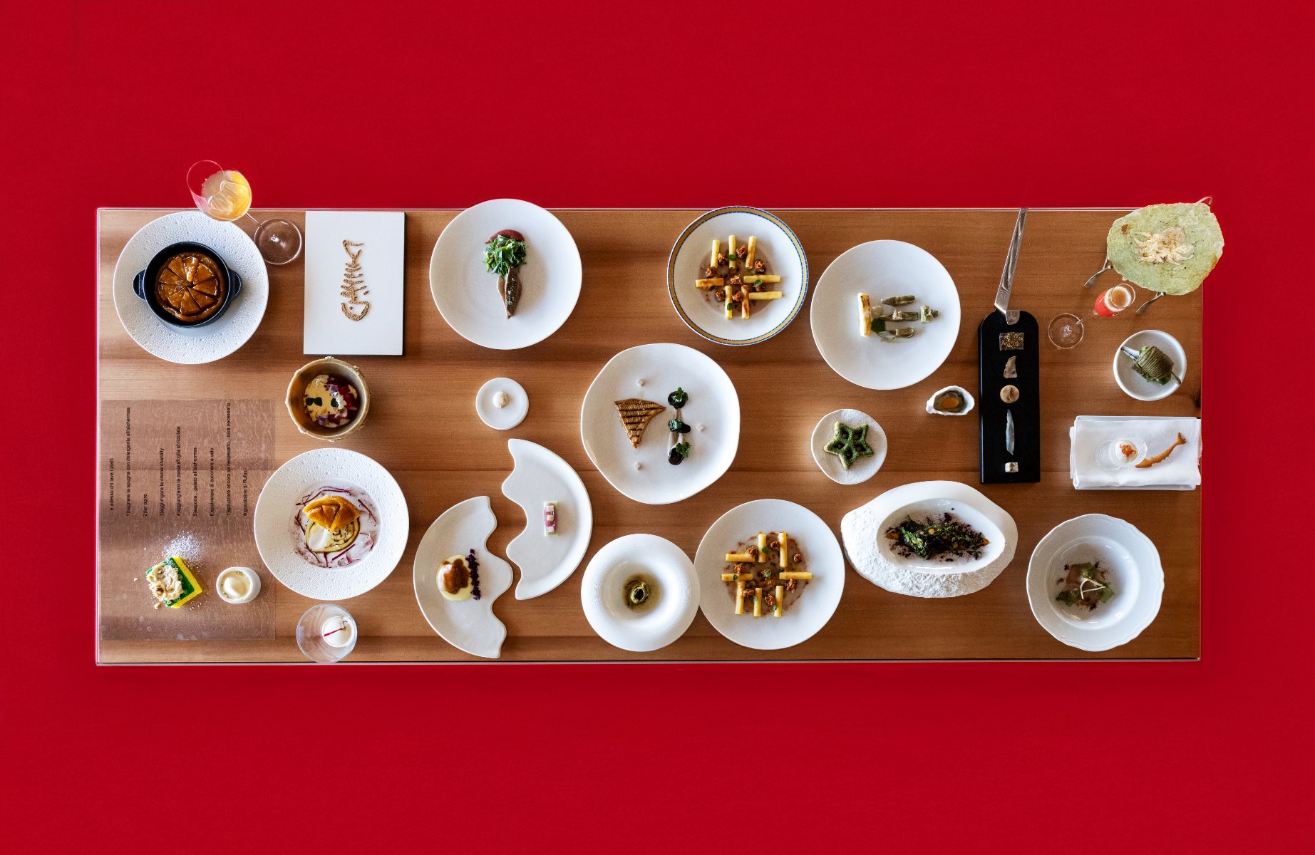 Moreno Cedroni Menu Spine