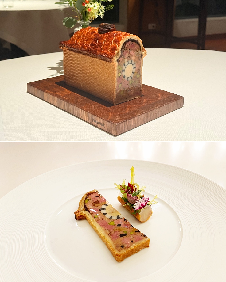 A standout dish that reinterprets a German game pie with such finesse it captured the Inspector’s heart. (© The MICHELIN Guide)