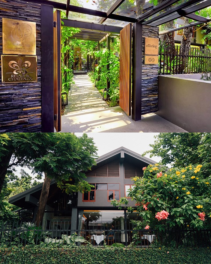 Sühring is tucked inside a lush, green villa on Yen Akat in southern Bangkok. (© Anuwat Senivansa Na Ayudhya/The MICHELIN Guide Thailand)