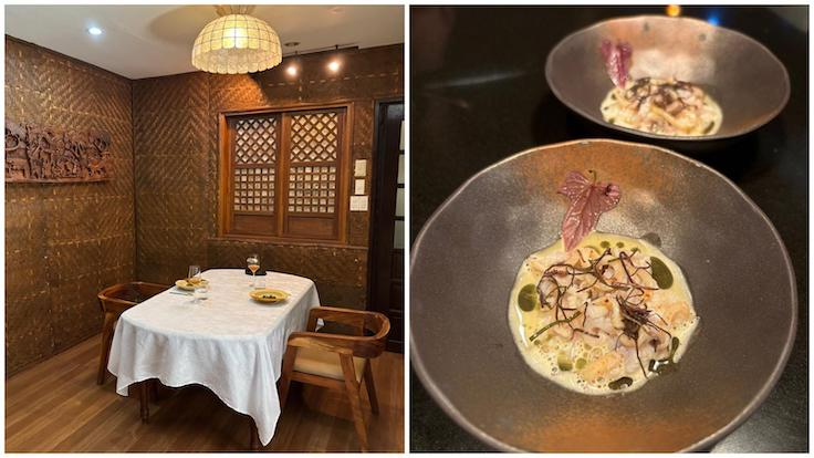 From a humble bahay kubo setting to plates rooted in the sea and soil, Linamnam reflects Don Baldosano’s soulful tribute to Filipino heritage. (©Don Baldosano)