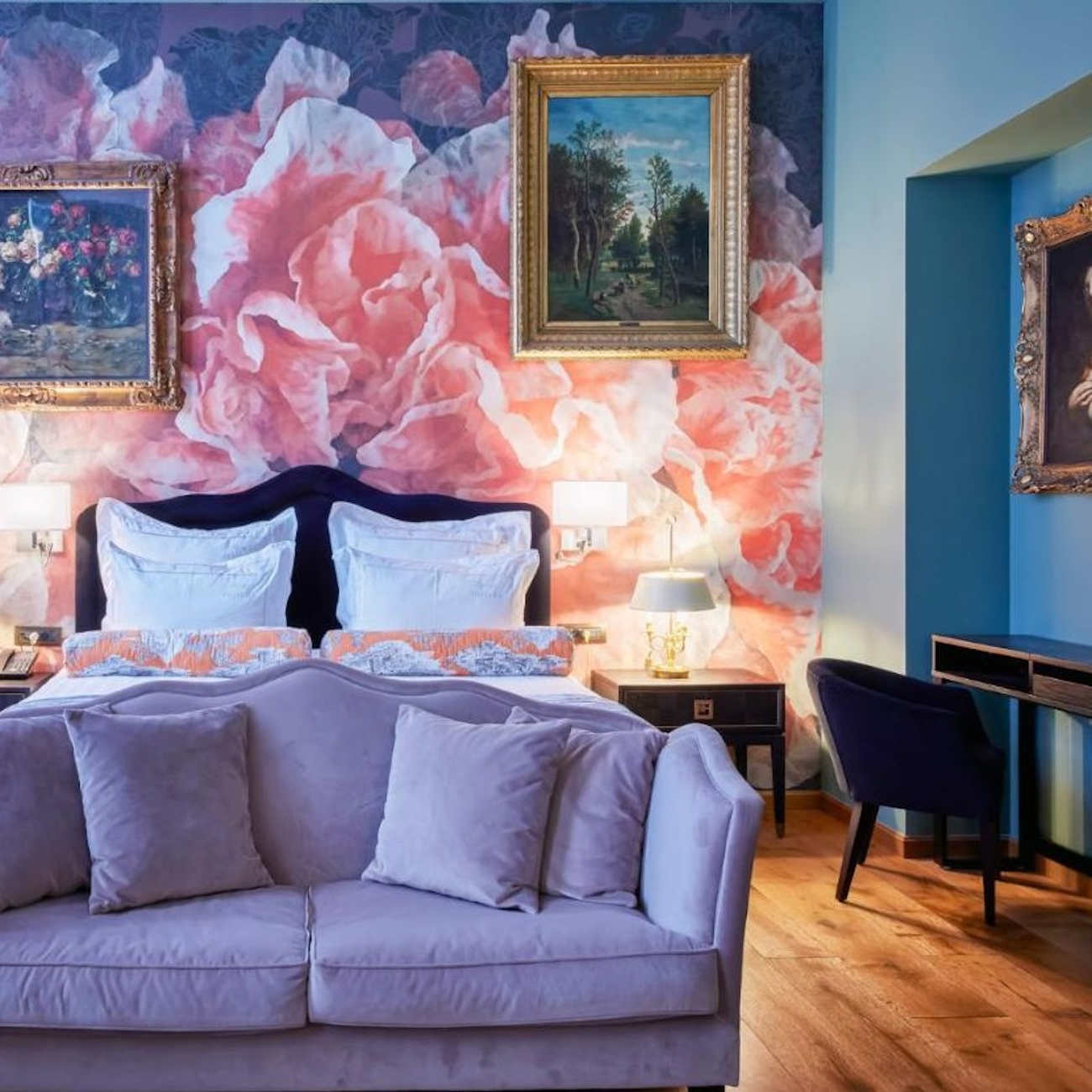 L'art donne le ton d'une ambiance raffinnée à l'hôtel Juliana. ©Juliana Hotel Brussels