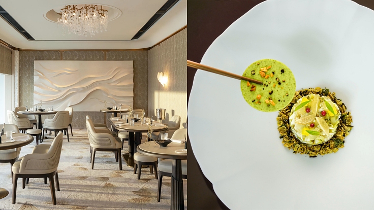 The newly-minted Two-MICHELIN-Star establishments in the MICHELIN Guide Thailand 2026 edition. (© Anne-Sophie Pic at Le Normandie, Matylda Grzelak/INDDEE)