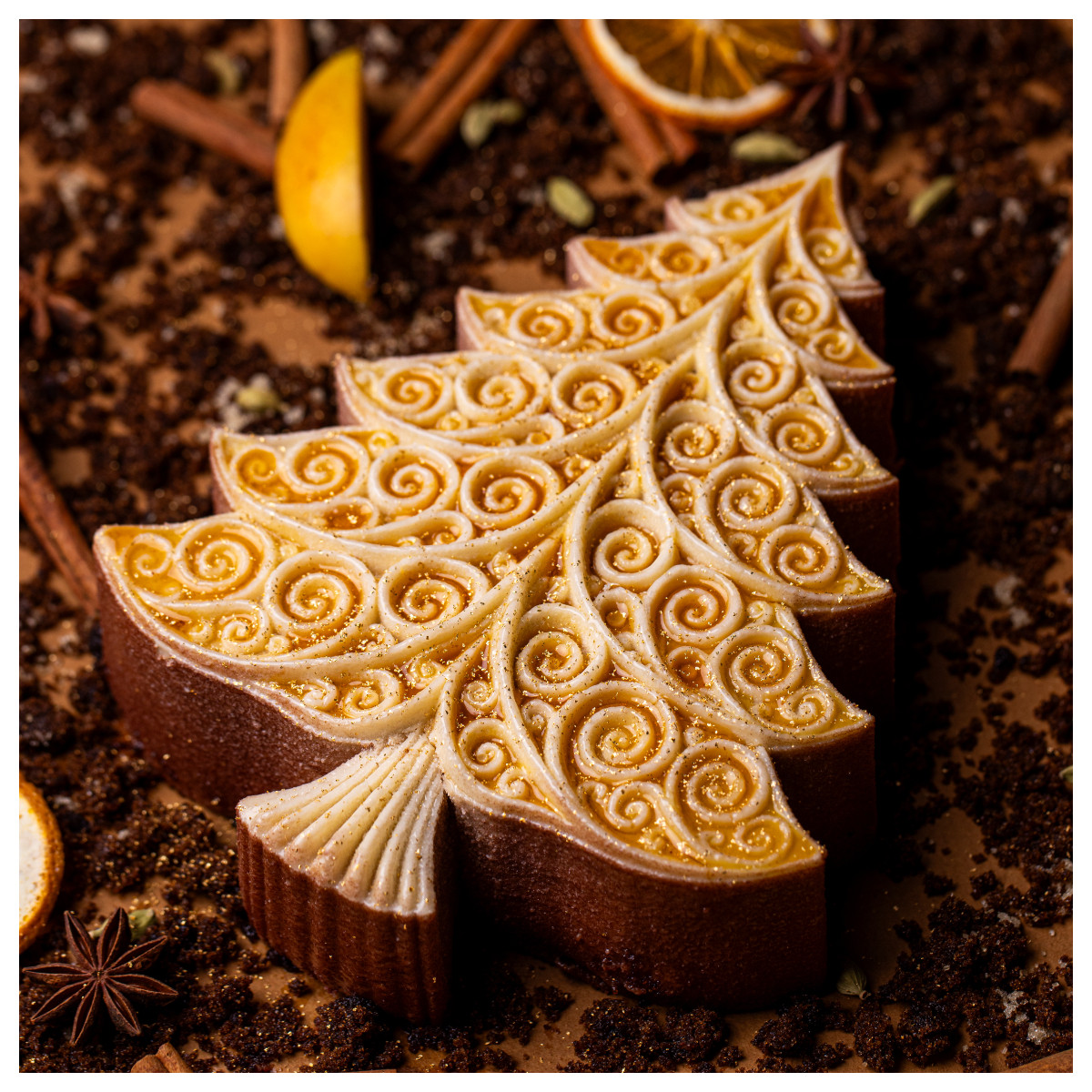 La bûche 2025 de Terre Blanche, à Tourrettes (1h de route de Grasse et Cannes) © Lea Gil