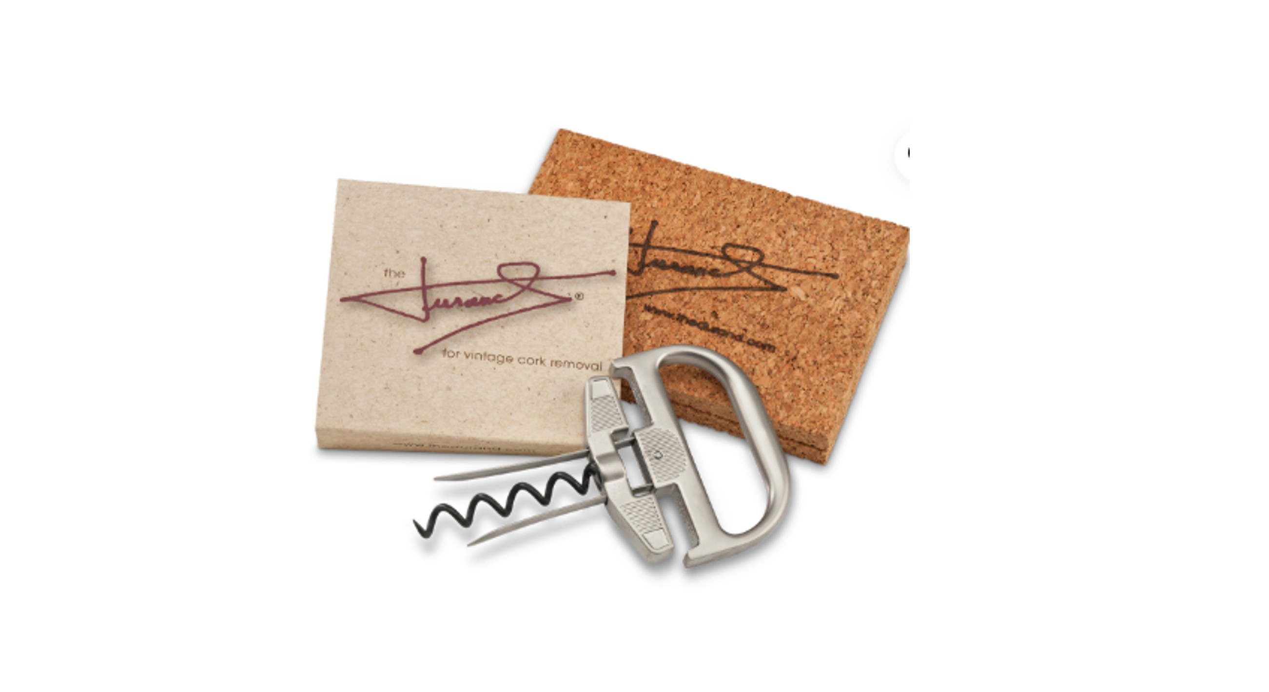 Der Korkenzieher für beschädigte und fragile Korken älterer, wertvoller Weine © The Durand