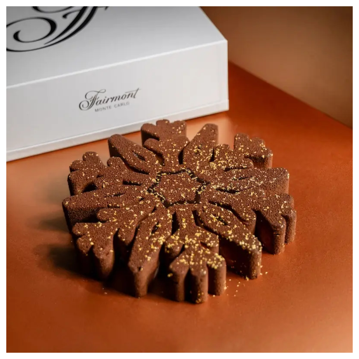 La bûche de Noël 2025 © Le Fairmont Monte-Carlo (Monaco)