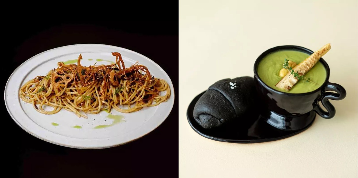 Plant-forward dining meets a refined aesthetic at ARP, a MICHELIN-selected vegan destination. © The MICHELIN Guide