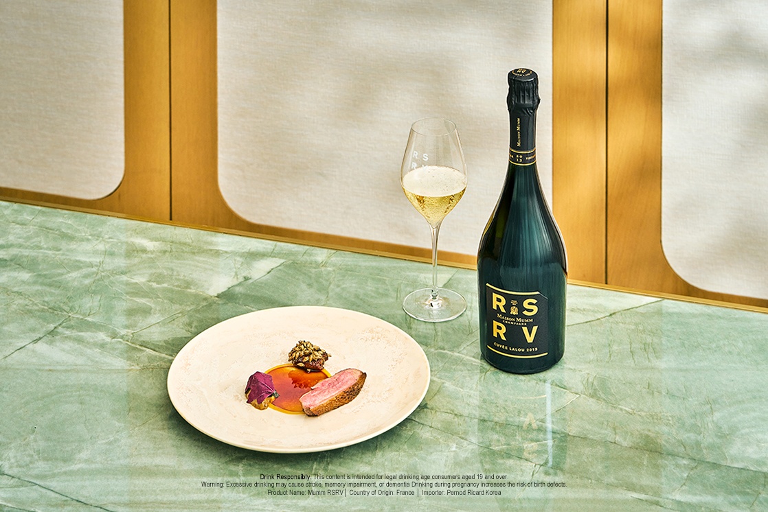 Dry-aged duck with RSRV Lalou 2013 — a luxurious finish in flavor and texture. ©The MICHELIN Guide