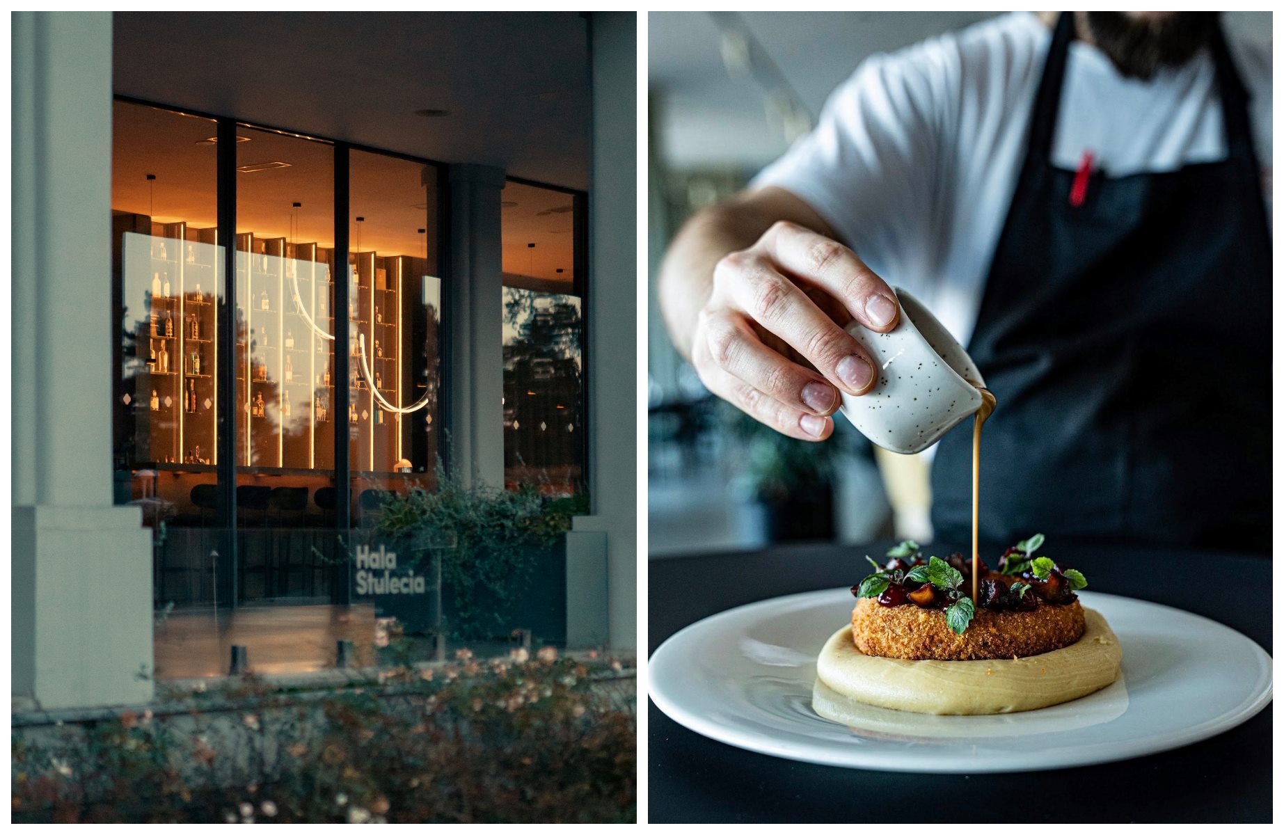 Tarasowa restaurant, hosted by Hala Stulecia, presents a tasting menu that pays elegant homage to the historic flavors of old Wrocław. © Tarasowa