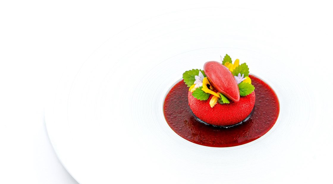 Dessert in the 2-Star-Restaurant Papilio in Vysoký Újezd © Papilio