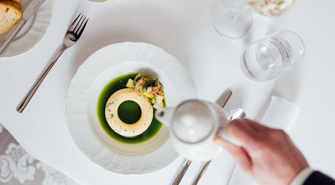 Dish at MICHELIN-recommended Restaurant Malá Dvorana in Karlovy Vary © Malá Dvorana